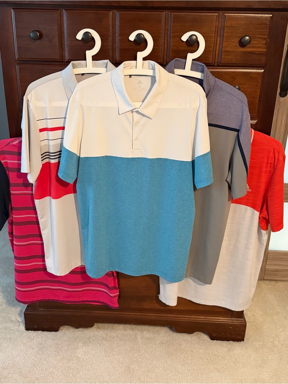 Adidas Golf Shirt Bundle - 5 Pieces